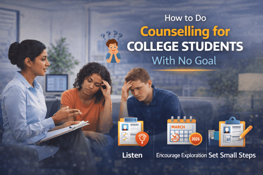 Career counselling for college students with no goal