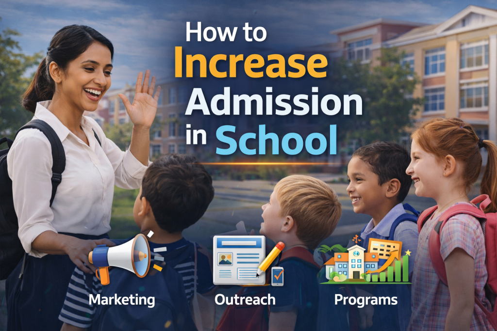 How to increase school admissions in India